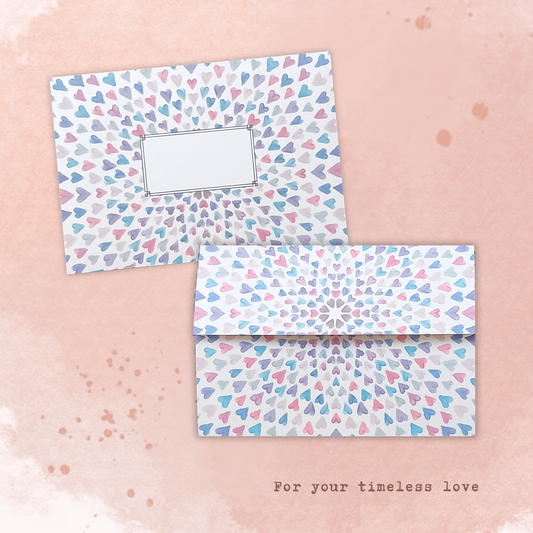Printable at-home romantic envelope