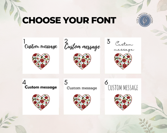 Personalized Printable Greeting Card - Your Message