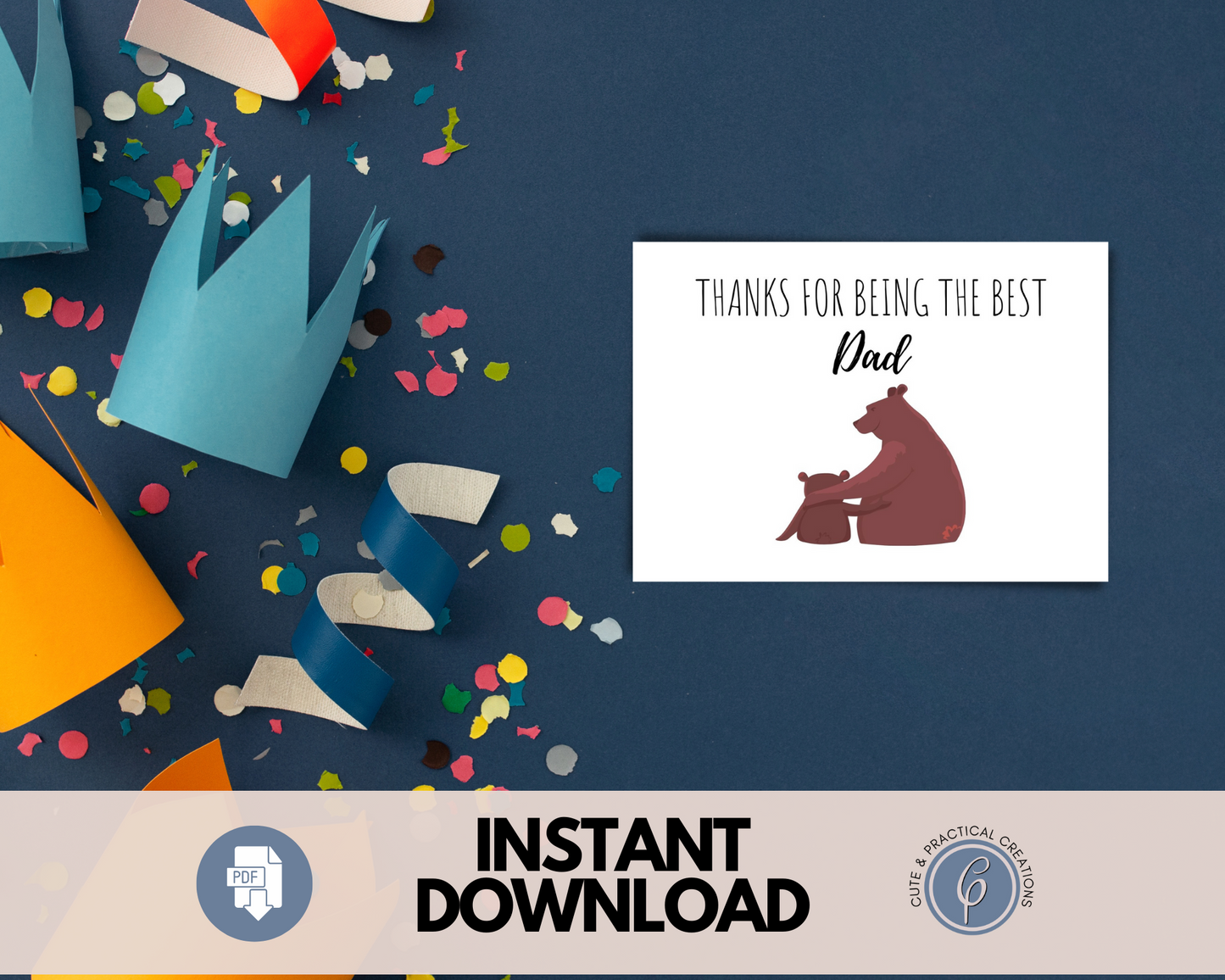 Tarjeta Gracias por ser el mejor papá