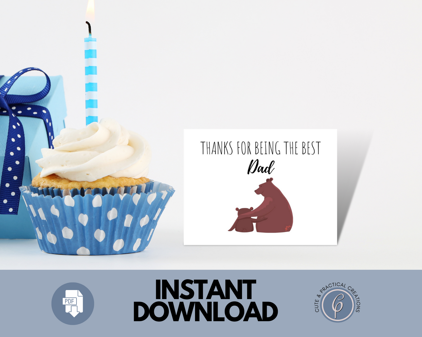 Tarjeta Gracias por ser el mejor papá