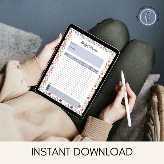 Spring vacation planner in US letter size and A4 |Digital Download and Printable PDF|